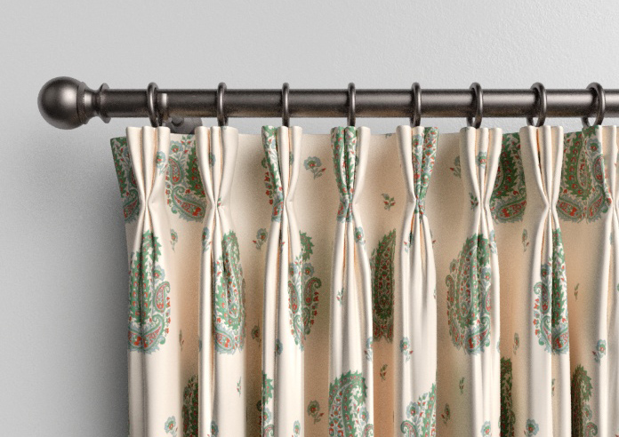 Petal & Block Boothi, Neem - Made to Measure Curtains - Image 11